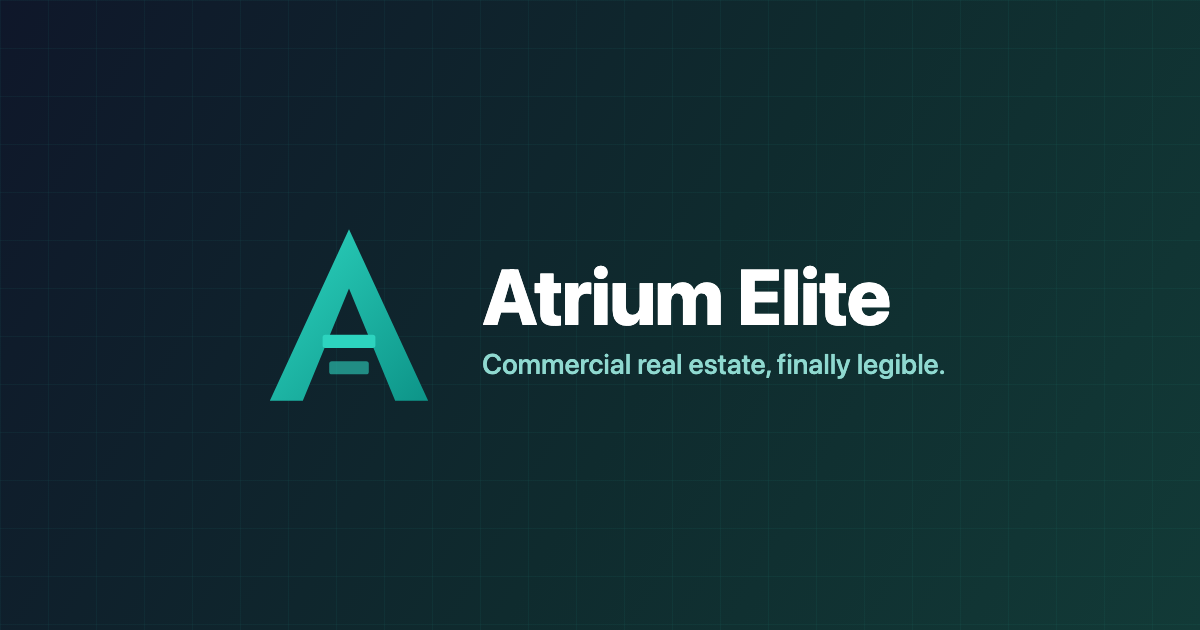 Atrium Elite — The commercial-native property management platform